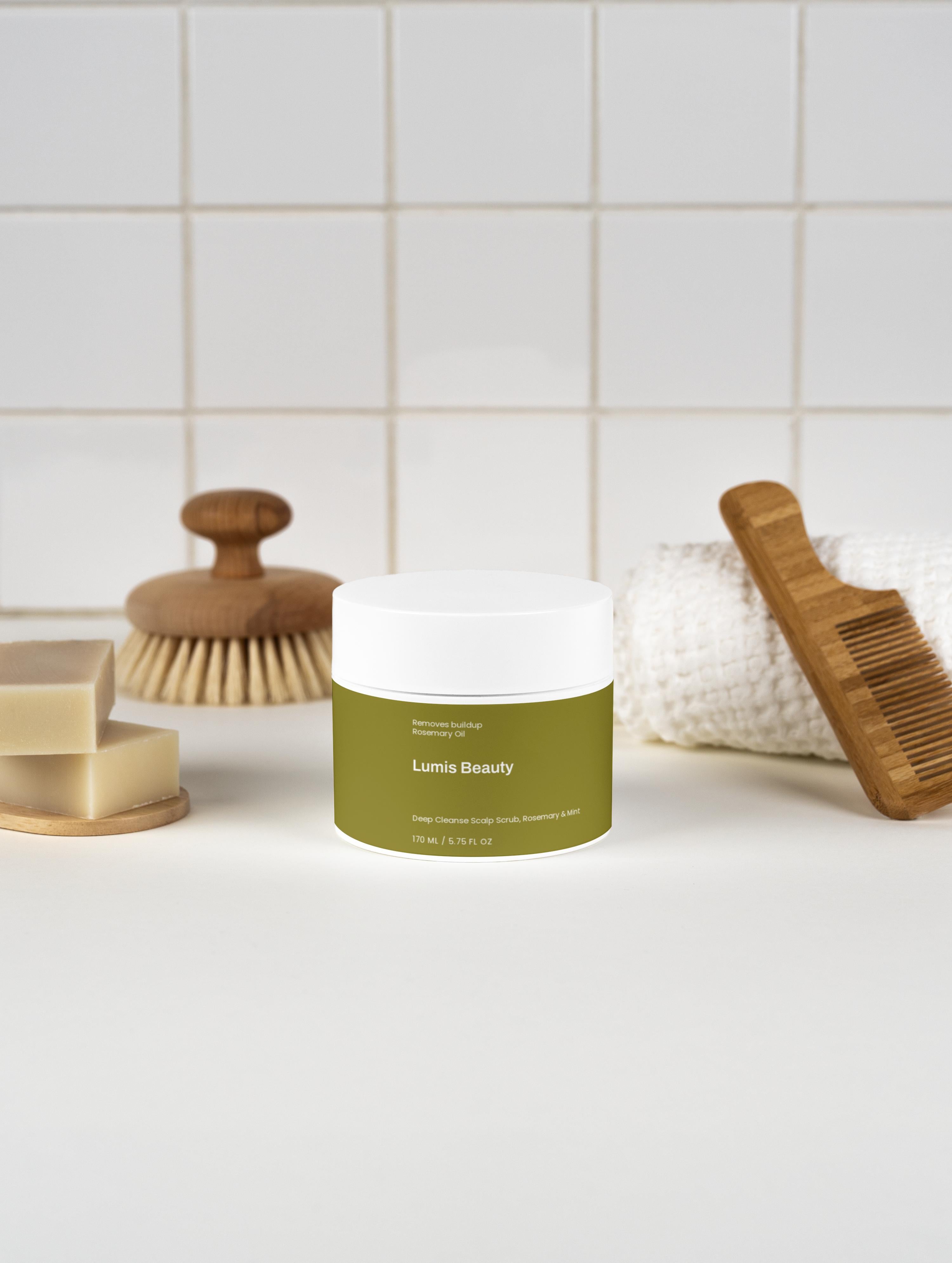 Deep Cleanse Scalp Scrub, Rosemary & Mint