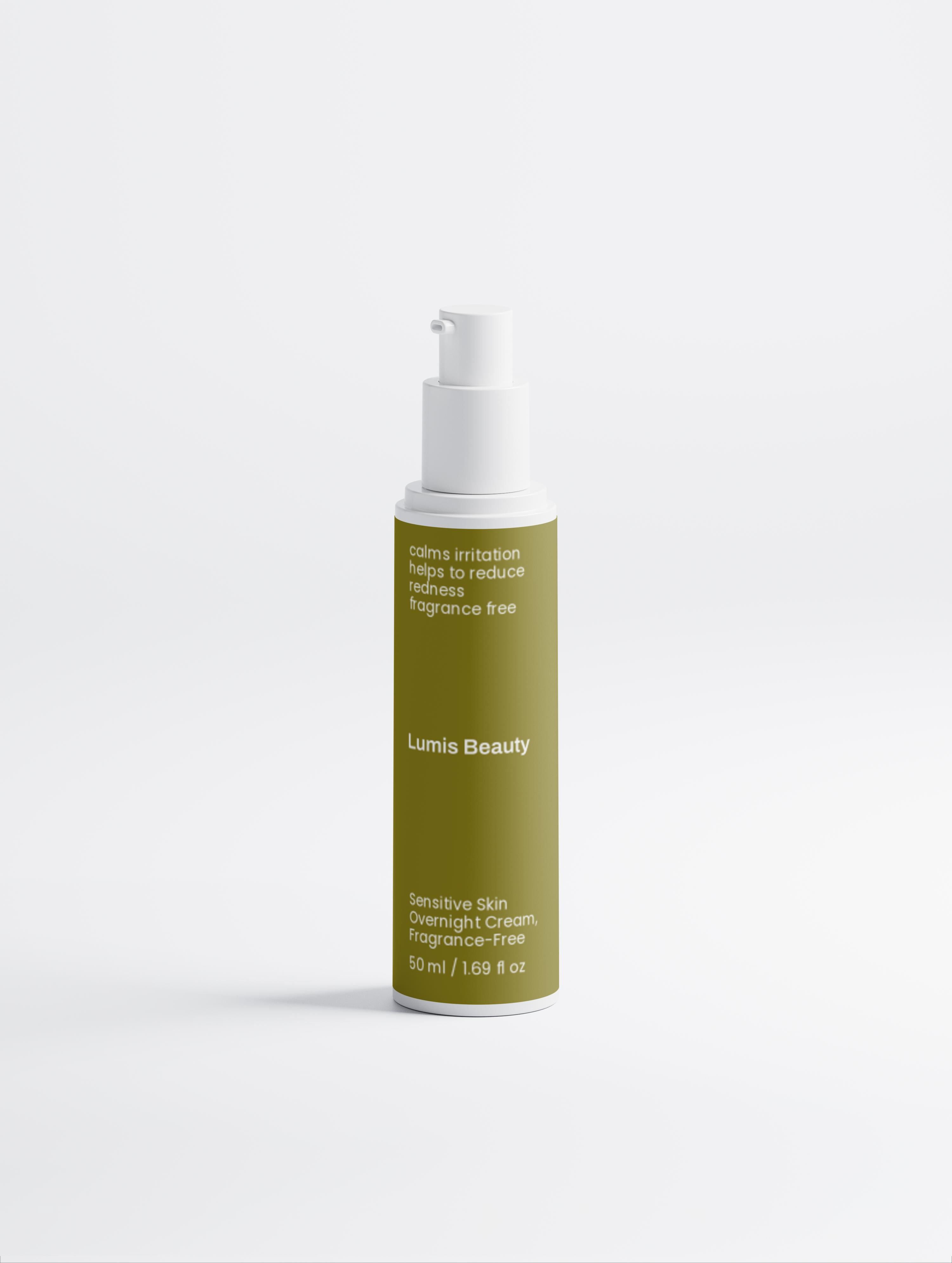 Sensitive Skin Overnight Cream, Fragrance-Free